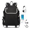 Korean Version of Casual Backpack with USB Interface, High School Junior High School Student Schoolbag, Fashion Trend Outdoor Sports Backpack