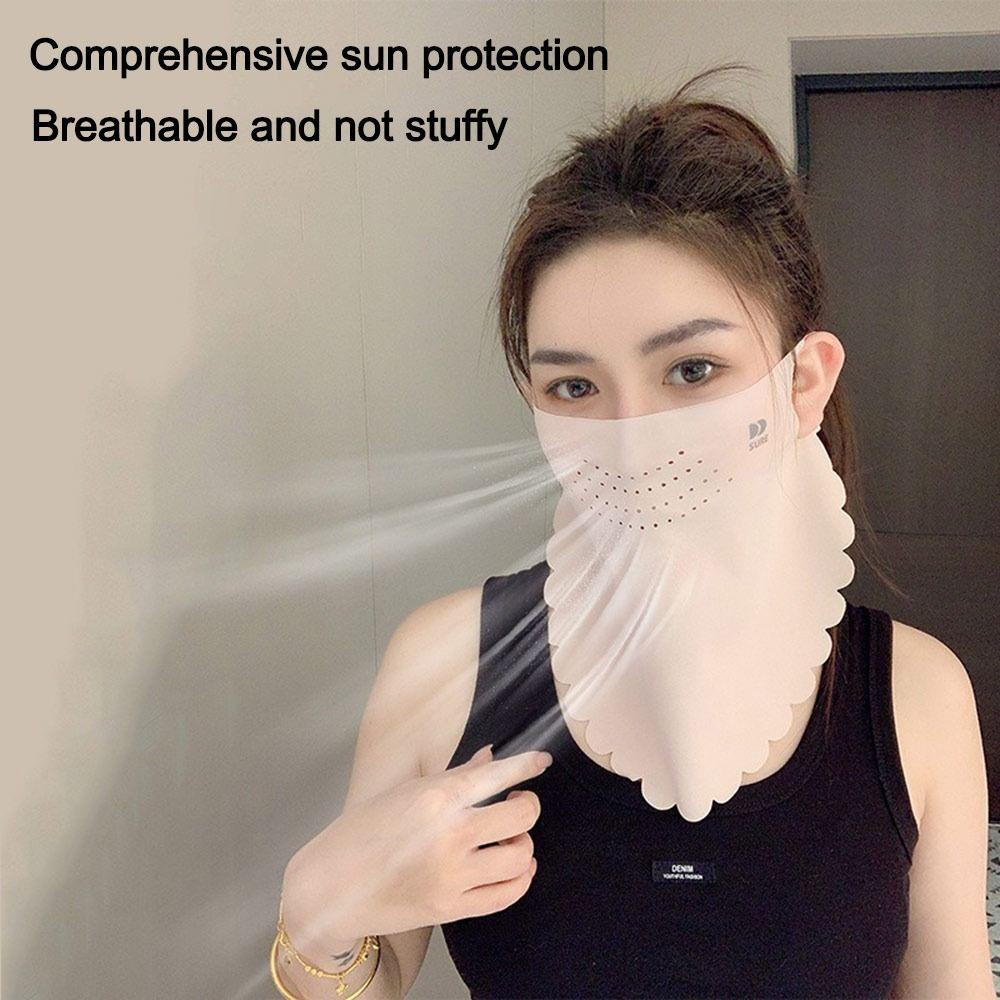 Dustproof Sun Protection Mask UPF50+ Sunshade Face Mask Fashion Anti-UV Neck Scarf Outdoor