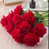 Artificial Rose Bouquet Fake Rose Flower Red White Rose Eternal Roses Bouquets Vases Home Decor Wedding Valentine's Day Gift DIY