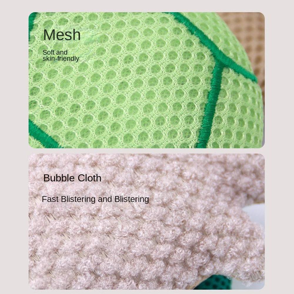 Reusable Turtle Bath Ball Soft Rich Bubble Bath Towel Scrubber Bathroom Accessories