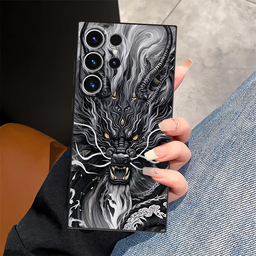Крутой чехол-футляр с драконом для Samsung Galaxy S26 Ultra S23 Note 20 8 9 10 S21 FE S25 Plus S10 S9 S20 Ultra S24