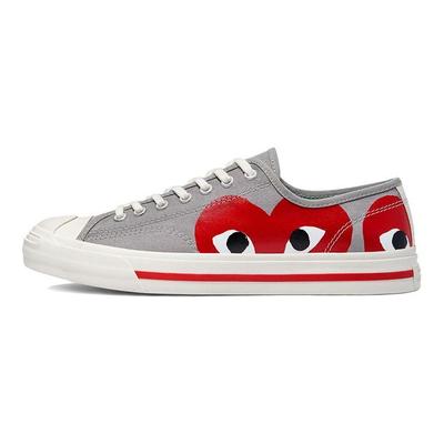 Comme des Garçons PLAY x Jack Purcell Drizzle Red Унисекс Кроссовки Серый Экрю 171260C
