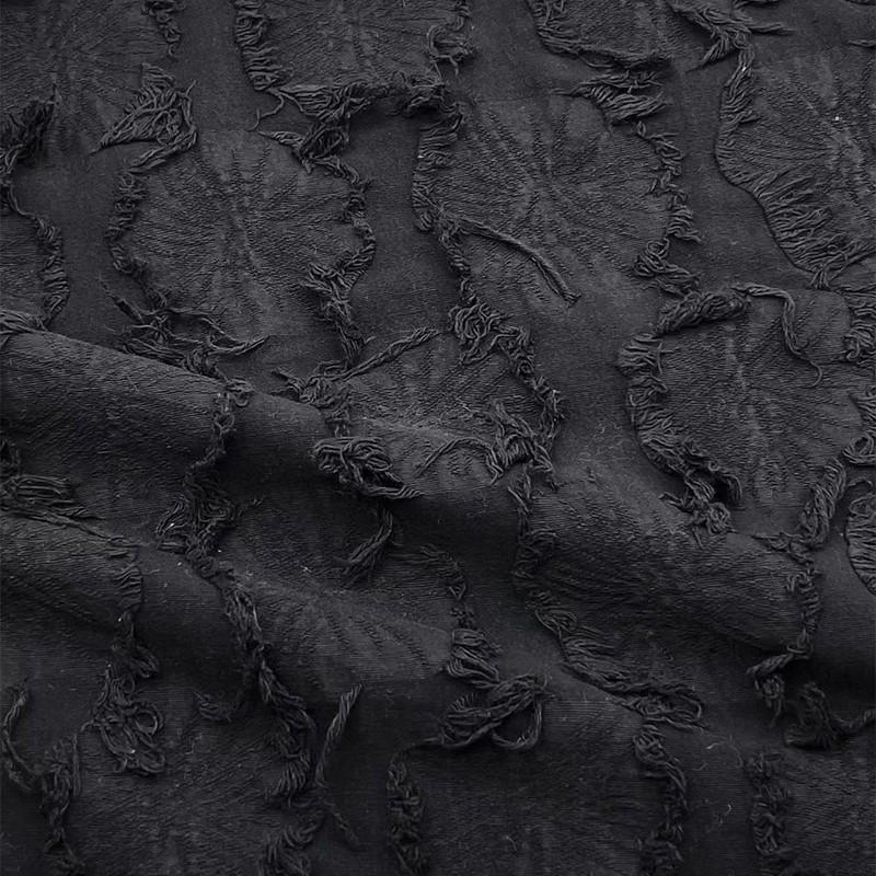 100X150Cm Flower Tassel Cotton Linen Fabric DIY Creative Shirt Jacket Pants Clothing Design Sewing Material Clothing Supplies