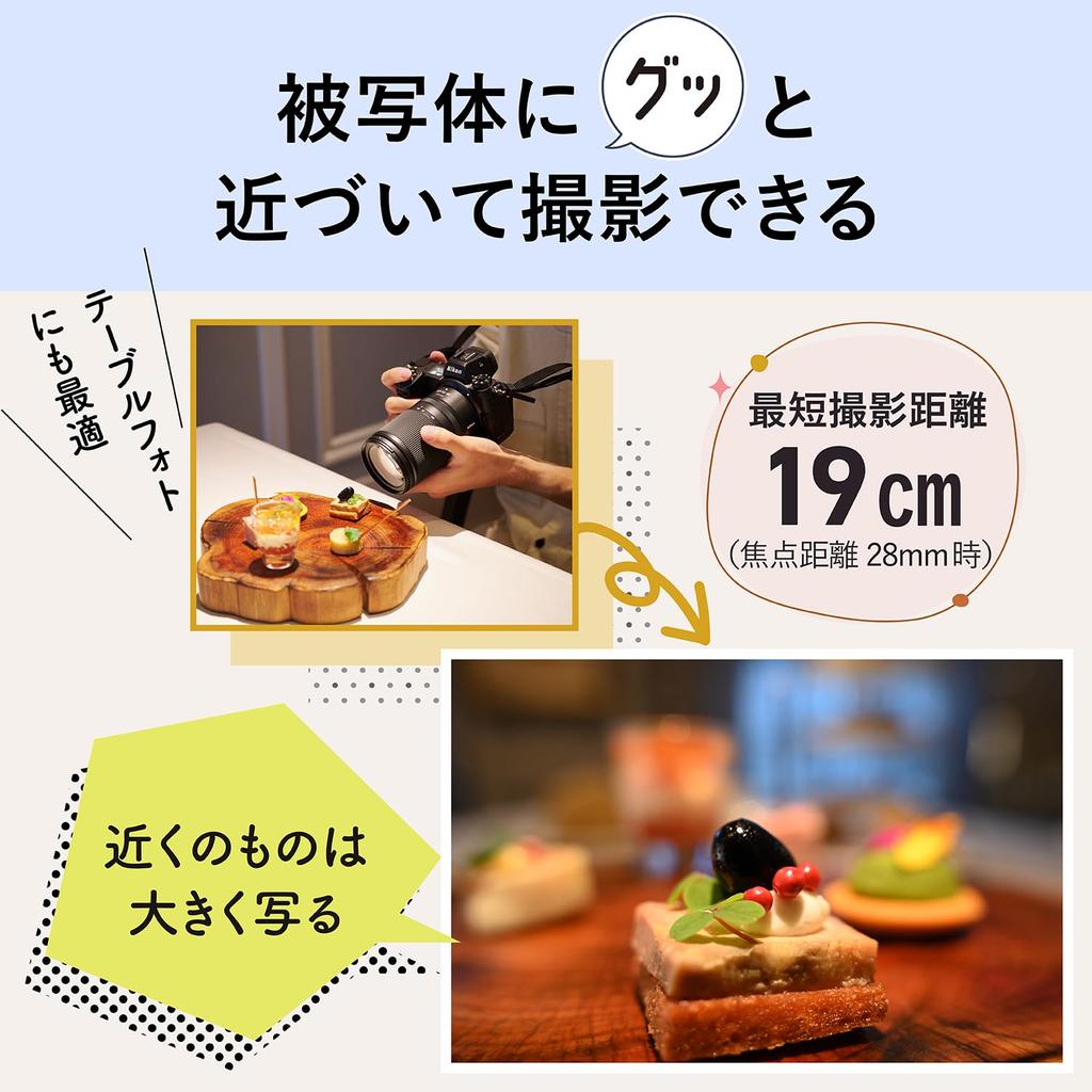 Nikon NIKKOR Z Nikon Mirrorless Lens 28-75mm F/2.8 Single-lens