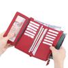 Women's Fashion Long Wallet Pu Leather Clutch Bag All Match Zipper Cell Phone Bag Ladies Hasp Multi-card Coin Purse
