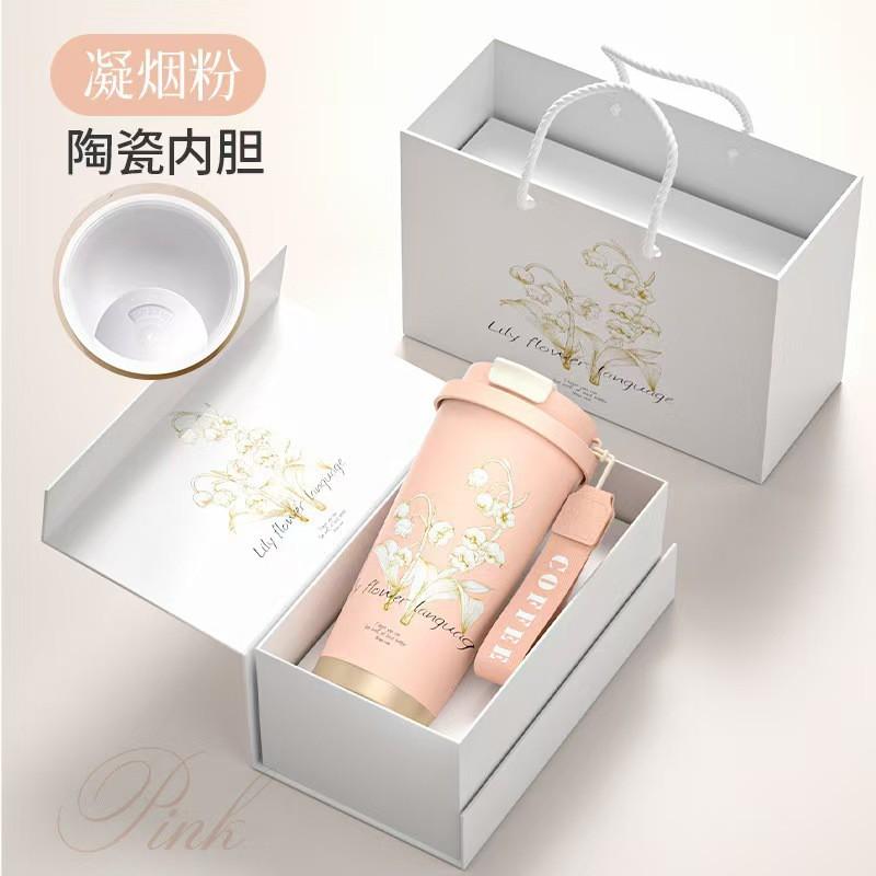 Stainless Steel Vacuum Insulated Coffee Travel Mug With Straw Lid 500ml Double Wall Leak Proof Office Outdoor