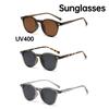 Neutral New Fashion Round Frame Sunglasses Men And Women Casual Retro Outdoor Uv400 Sports Driving Fashion Sunglasses Glasses