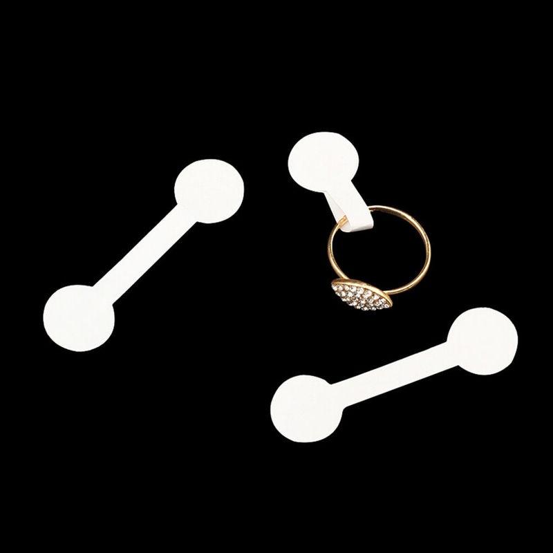 100pcs/bag Blank Price Tags Necklace Ring Jewelry Labels Paper Stickers