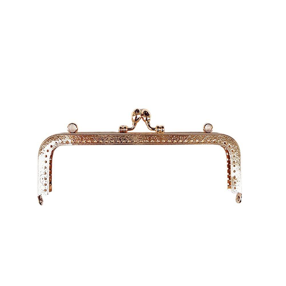 Vintage Purse Frame Kiss Clasp Metal Bag Kiss Clasp Lock Bag Frame Buckle  Handle Bag Accessories