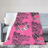 Burn Book - Mean Girls Blankets Soft Warm Flannel Throw Blanket Cover for Bed Living Room Picnic Travel Home Couch