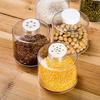 6 шт. Прозрачный баночка-башня для специй Съемные крышки Герметичное уплотнение Штабелируемая бутылочка для специй Цилиндрическая форма Пластик