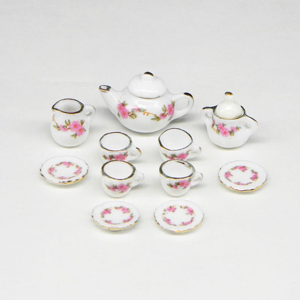 New Mini Doll House Accessories Ceramic 5 Styles Pocket Tea Set China Tea Cup for 1/6 BJD Doll/for 11.5" Doll/for Blythe Doll