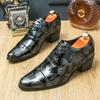 Новые мужские деловые кожаные туфли, роскошные модные свадебные туфли для жениха, мужские лоферы в итальянском стиле