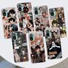 Bungo Stray Dogs Poster Anime Phone Case For Xiaomi Redmi Note 10 Pro Max 10S 9 9S 9T 8 8T 11T 11S 11 5G 11E 7 6 5 4X Coque Cove
