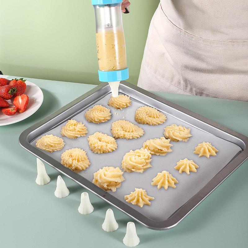 23Pcs Cookie Press Icing Decorator Plastic DIY Cake Cream Decor Making Machine Nozzles Mold Biscuit Maker Kitchen Baking Tools