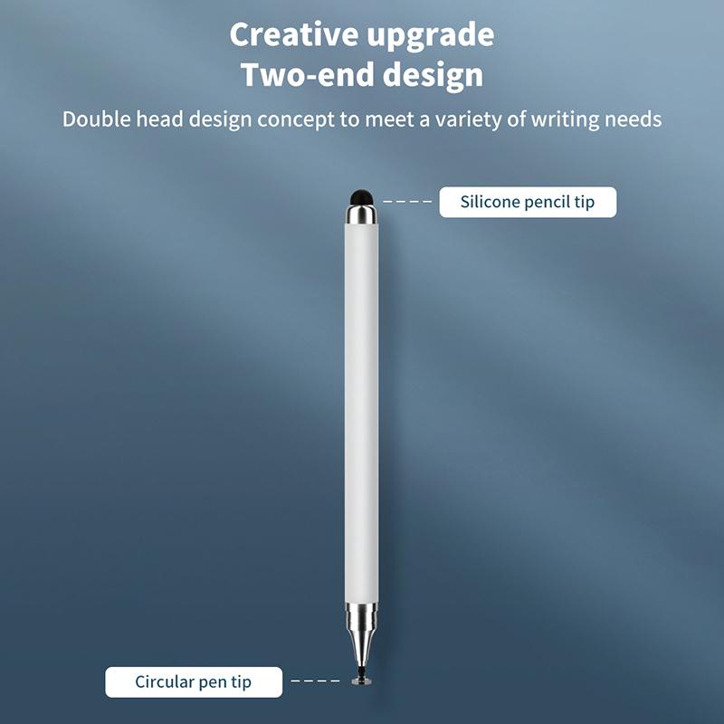 2 в 1 стилус для мобильного телефона, планшета, емкостный сенсорный карандаш для Iphone, Samsung, универсальный Android-телефон, карандаш для рисования экрана