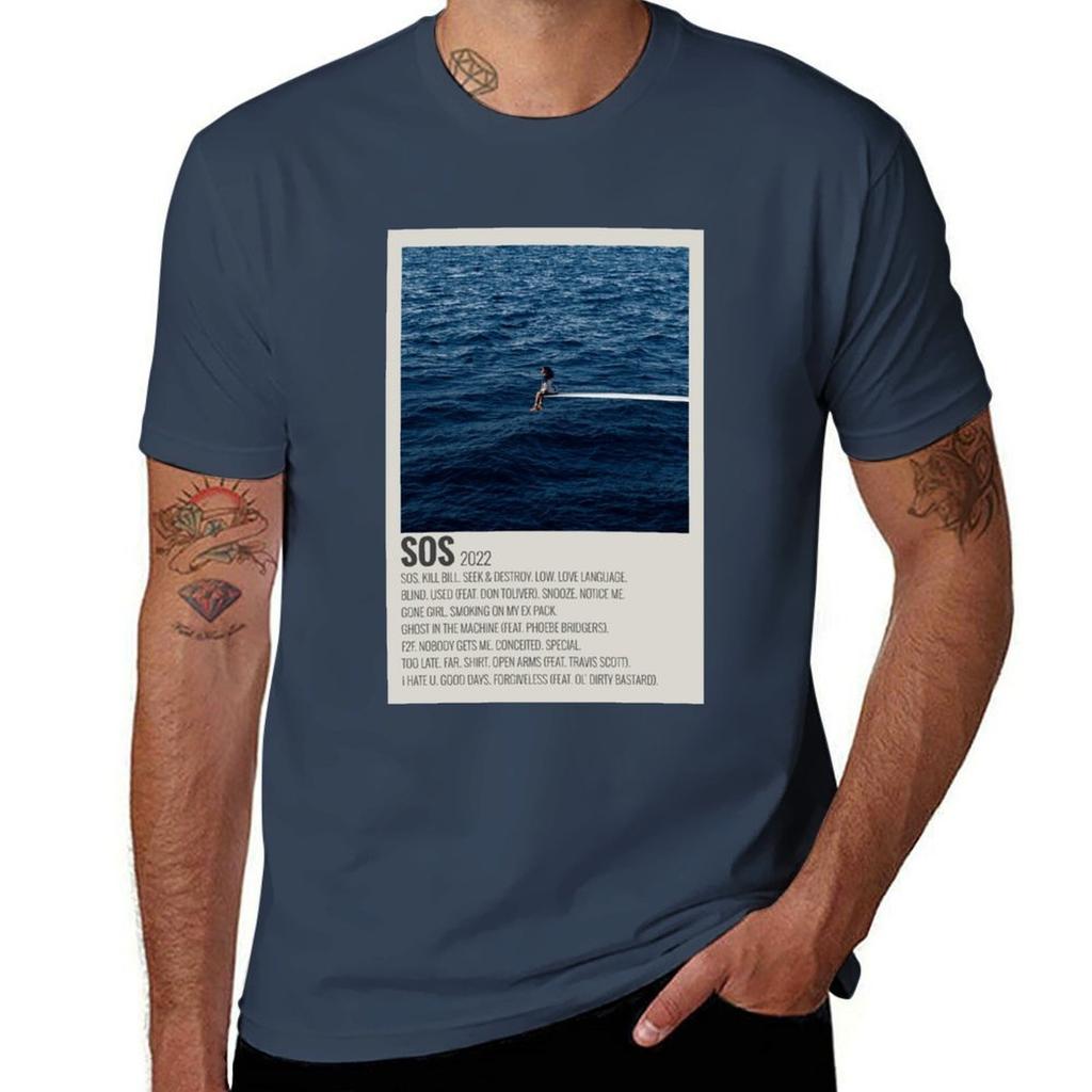 Sza Sos Album Tshirt Plus Size Basic Short Sleeve Top