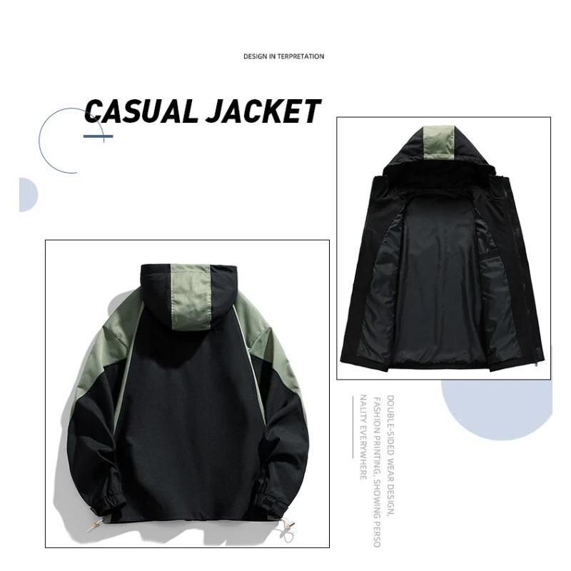 Мужская толстовка-куртка свободная верхняя одежда больших размеров M-8XL для пешего туризма, спортивная одежда, мужские повседневные дышащие куртки, мужская ветровка, толстовки, пальто