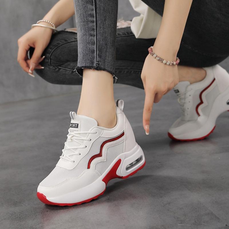 Новые модные женские дышащие кроссовки, увеличивающие рост