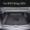 Индивидуальный коврик в багажник для BYD King 2024 Destroyer 05 DMI Кожаный вкладыш в багажник Водонепроницаемый Защитник от грязи Аксессуары для интерьера