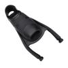 Freediving Fin Foot Pocket TPR Longblade Long Wing Diving Fin Foot Pocket for Swimming Equipment Black S(37 To 38)