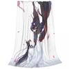 Grandmaster Of Demonic Cultivation The Untamed Fleece Throw Blanket Lan Zhan Wei Wuxian Yaoi Blanket for Bedroom Bed Throws#