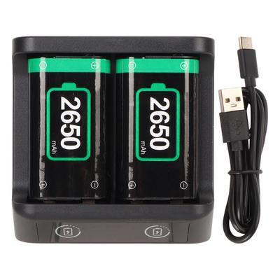 Аккумулятор для контроллера быстрой зарядки Xbox 2 шт. 2650 мАч с зарядным устройством