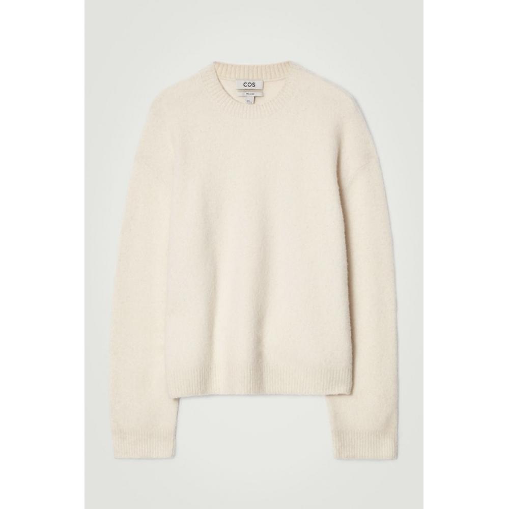 COS Японский шерстяной свитер с круглым вырезом
