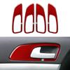 Car Stickers Inner Door Bowl Frame Decoration Carbon Fiber Interior For Alfa Romeo 159 Brera Spider Accessories