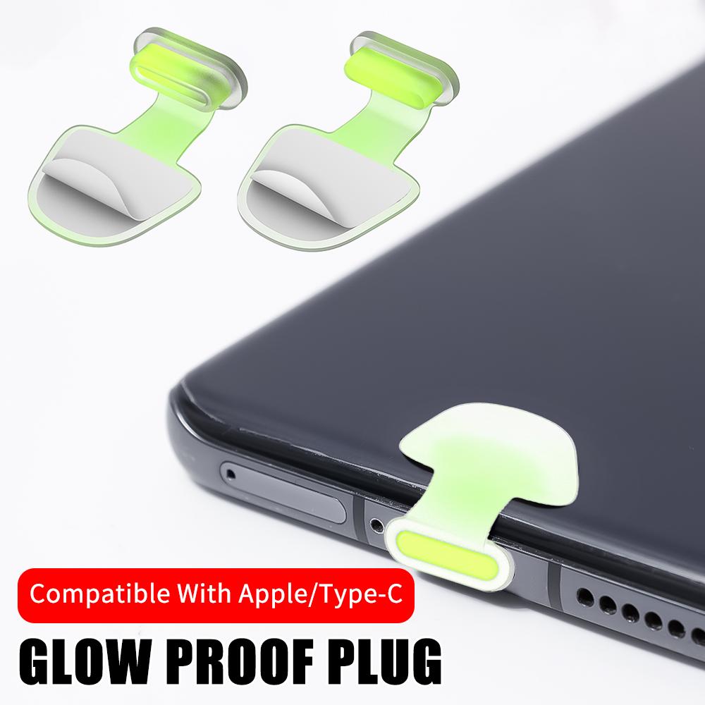 Luminous Anti-lost Cell Phone Dust Plug