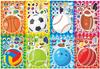 Cm2405017 Cartoon Soccer Basketball Kids Interactive Fun Puzzle Sticker Pack For Diy Projects And Family Activities