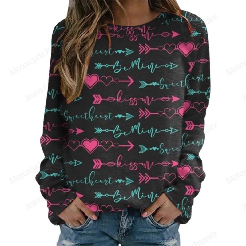 Толстовка с принтом Love Heart 3D, женская мода, толстовки с круглым вырезом и графическим принтом, толстовки на Хэллоуин, подарок на День святого Валентина, толстовка, пальто, фестиваль