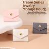 Microfiber Velvet Mini Jewelry Display Bag Foldable Earrings Organizer  Women