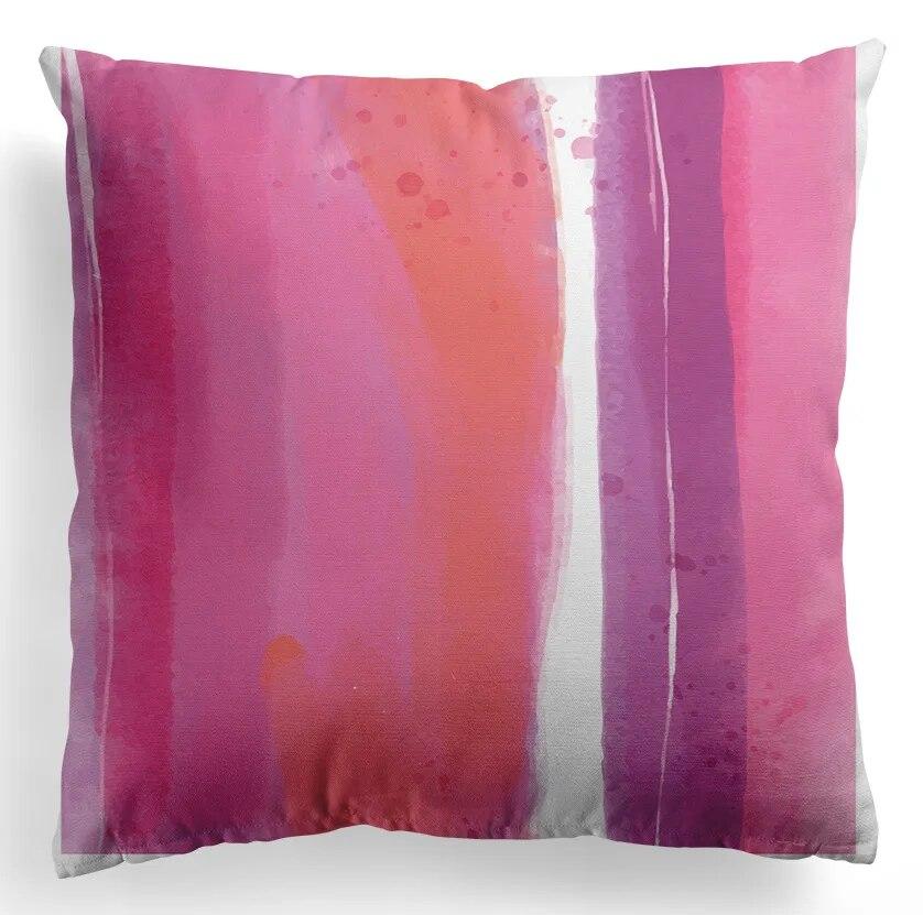 Скандинавское абстрактное искусство, красочная геометрическая строчка, декоративная наволочка для гостиной, дивана, офиса, украшение для дома