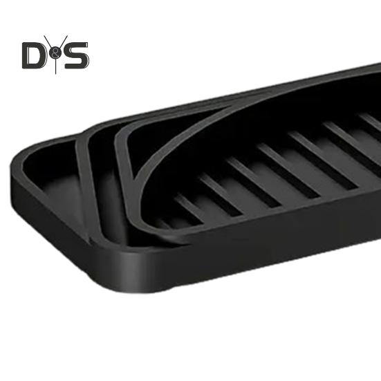 Силиконовый коврик для поддона для сбора капель, универсальный, непроливаемый и нескользящий, поддон для кофемашины, поддон для холодильника, поддон для воды для диспенсера воды, холодильника, кофейного бара, подрезаемый