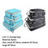 Good Zipper Closure Store Clothes Reusable Travel Suitcase Pants Organizer Pouch for Home Storage Bag