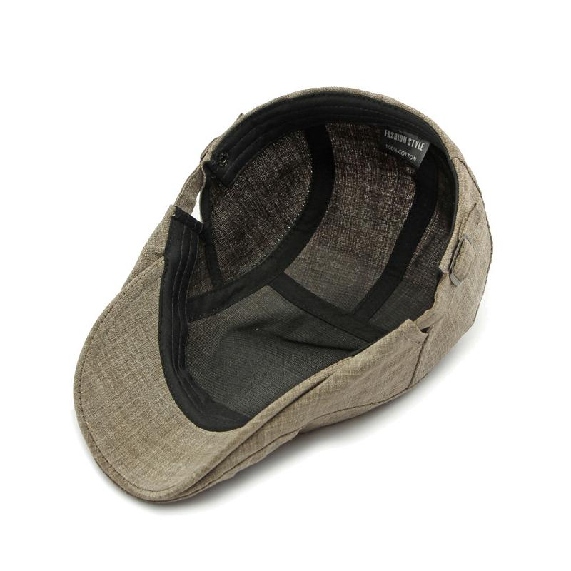 Весенняя кепка мужская хлопковая и льняная берет британская винтажная солнцезащитная кепка женская кепка Forward