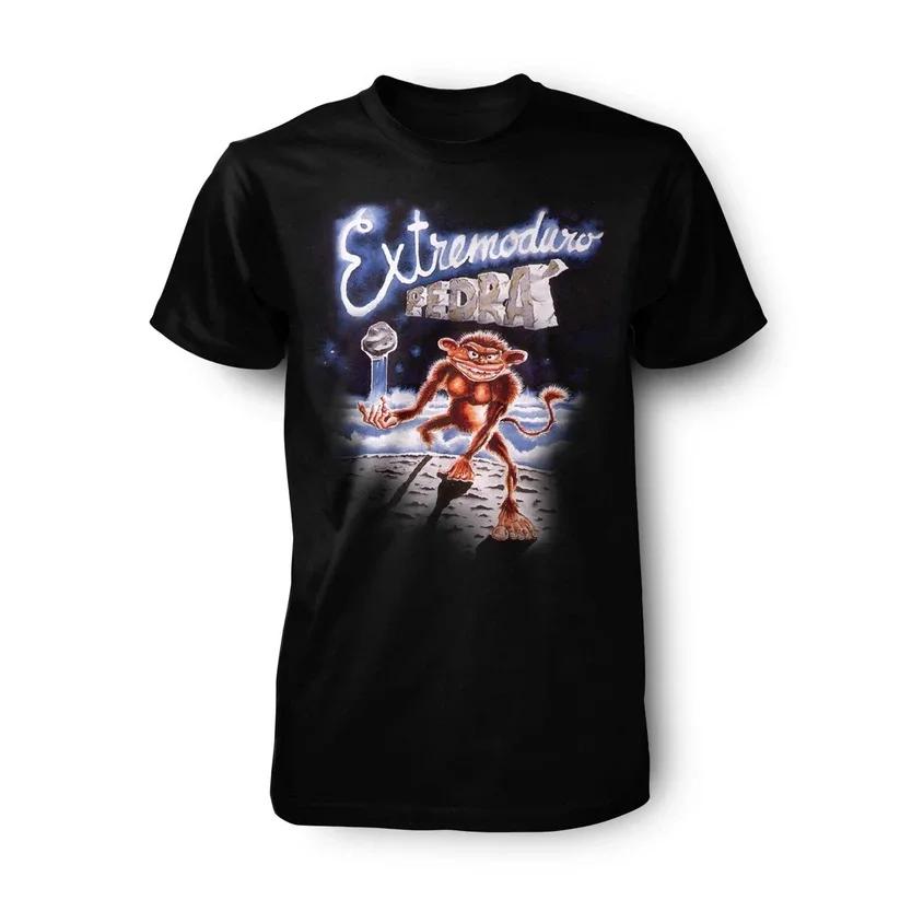 Футболка из чистого хлопка Rock Band EXTREMODURO для мужчин и женщин, новинка весенне-летнего сезона, модная футболка с коротким рукавом