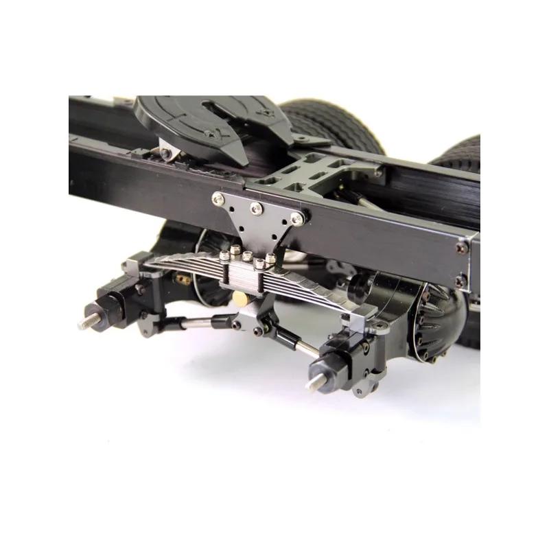For 1/14 Tamiya RC Truck For volvo For scania Diy Parts Simulation Rear Double-bridge Suspension Assembly
