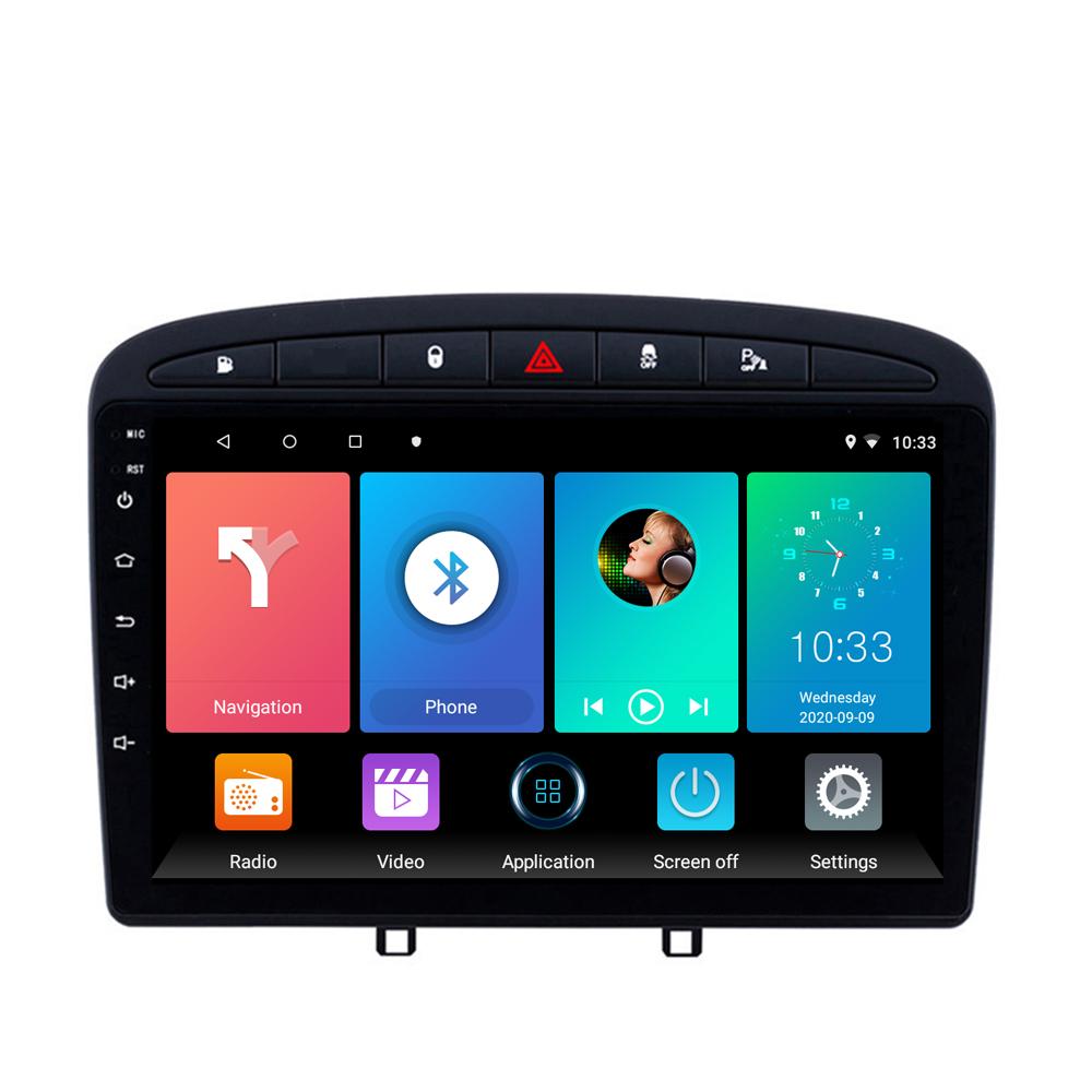 Android Car Radio For Peugeot 308 308SW 408 2010-2016 Multimedia Player Head Unit Stereo GPS Navigation BT WIFI 1+16GB