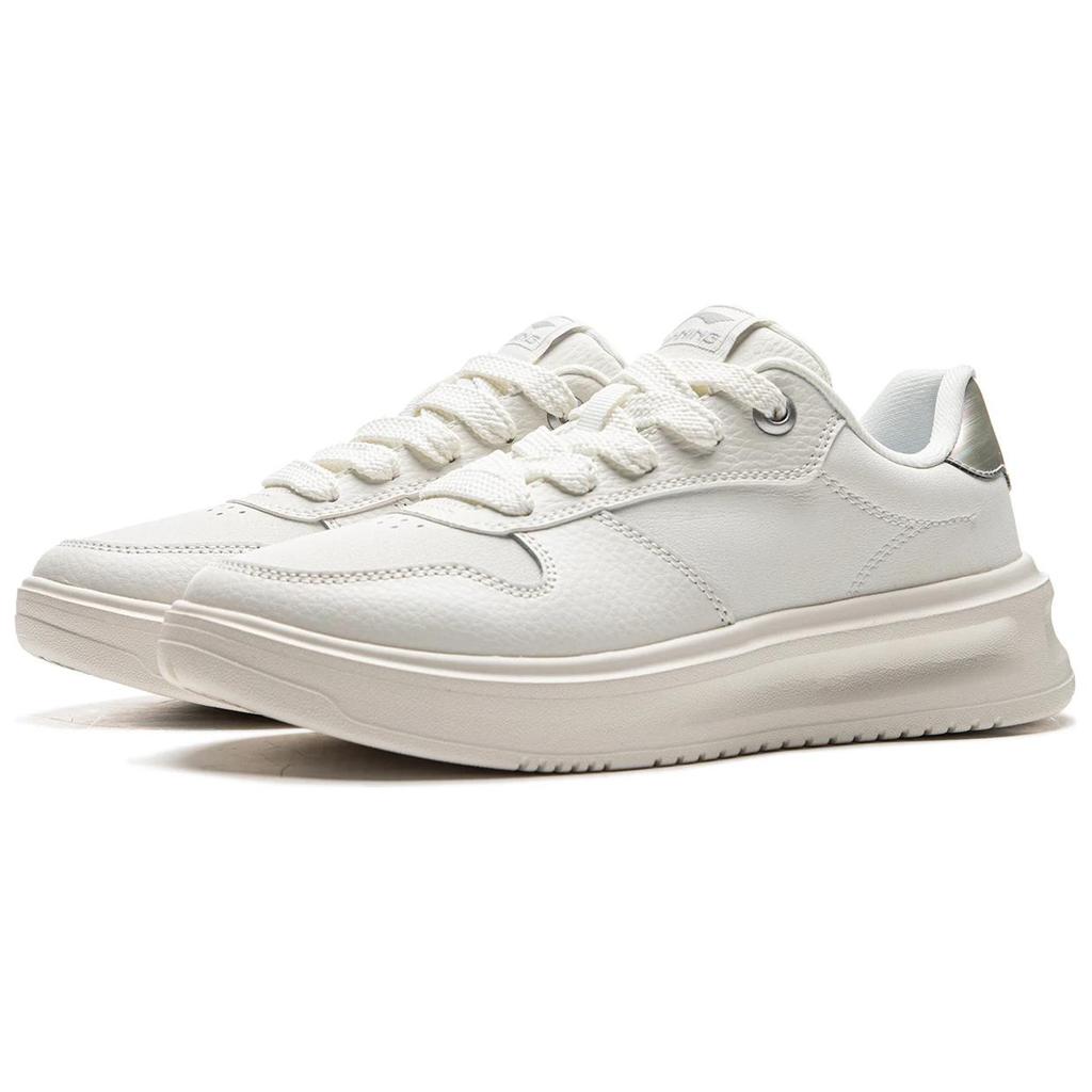 Li Ning Cloud High Top универсальные толстые подошвы увеличивающие рост нескользящие износостойкие дышащие низкие кроссовки для скейтбординга женские кроссовки AGCU320-3