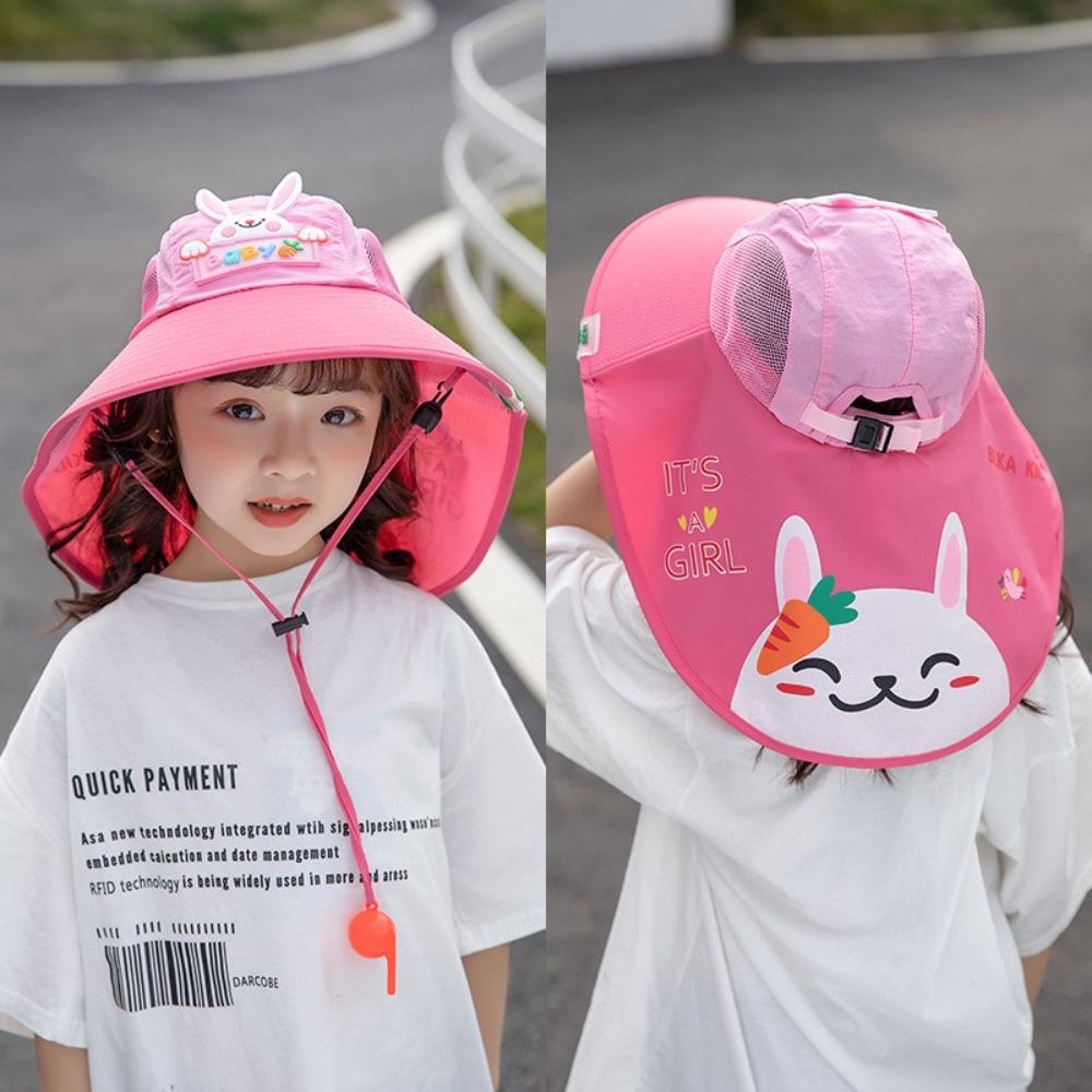 Anti-UV Fisherman Hat Wide Brim Bucket Hat New Beach Hat Boys Girls