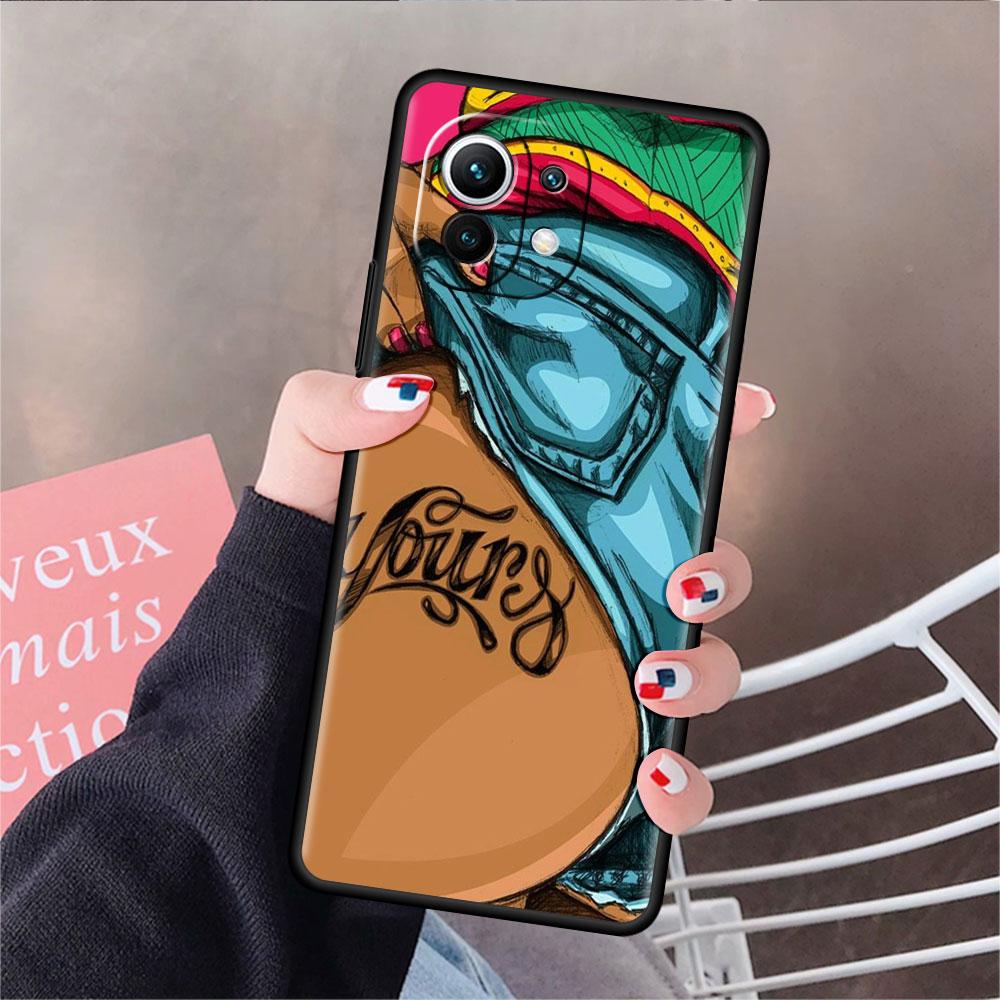 Sexy Tattoo Girl Funda Case For Xiaomi Mi 11 Lite 5G NE 11T Pro 10T 9T Note 10 12 12X 12S Ultra Soft Silicone Shell Phone Cover