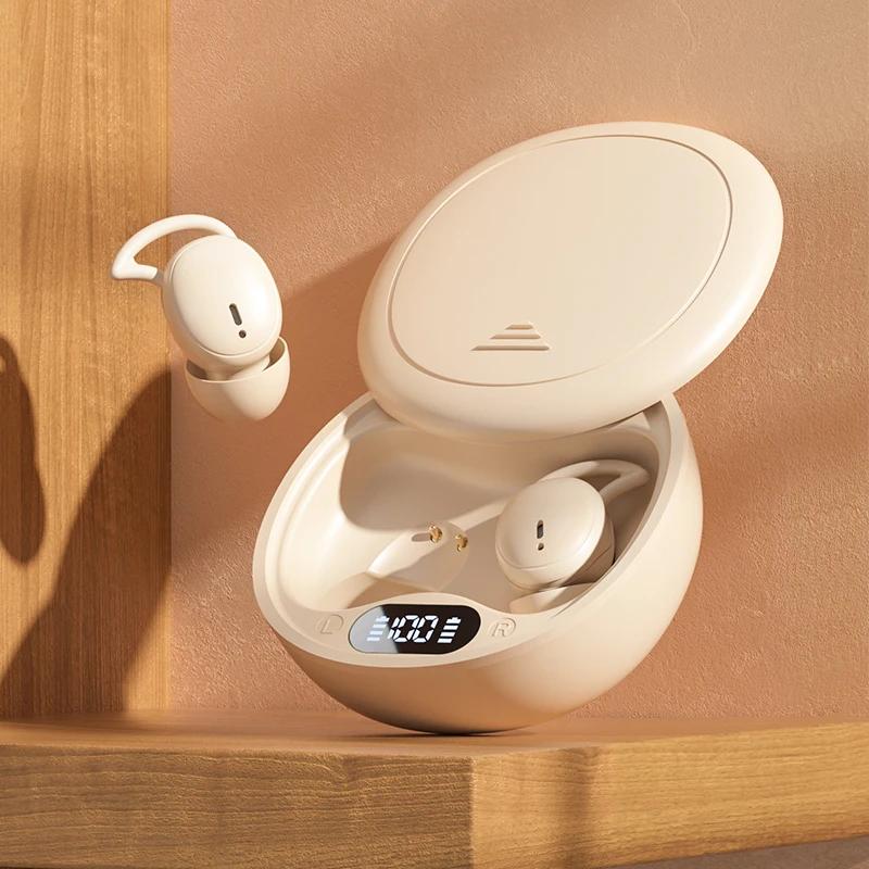 2026 New AI Berlin Sound Sleep Earbuds Noise Cancelling Zero Pressure On Ears Invisible Design 45H Battery Life Fast Charge