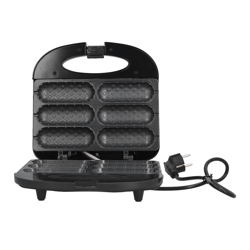 6-секционный двусторонний подогреватель хот-догов 750 Вт бытовая машина для завтрака для дома