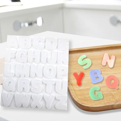 26 силиконовых форм с английским алфавитом, формы для литья букв, силиконовые формы для выпечки с алфавитом, формы для шоколада, формы для мыла, формы для эпоксидной смолы