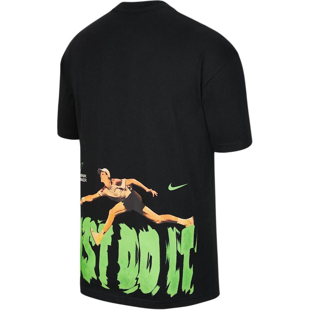 Nike FW25 Just Do It Crew Neck Casual Knit Pullover Tennis Short Sleeve T-Shirt Men Tops IV6814-010