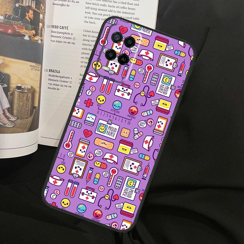Medicine Doctor Nurse For Oppo A78 A98 A80 A40 A60 A18 A38 A58 A15 A17 A77 A74 A94 A54 A57S A16 A76 A96 Phone Case