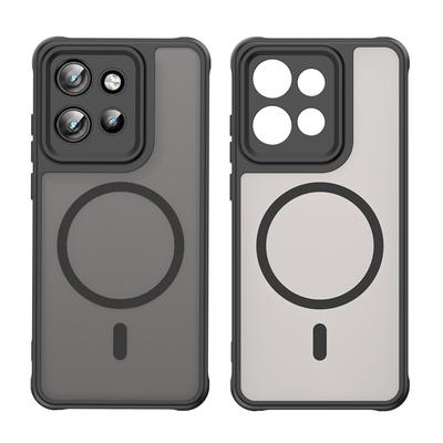 Для Motorola Moto Edge 60 50 Neo S50 Чехол Полупрозрачный Матовый Матовый ПК+ТПУ Защита от отпечатков пальцев Полупрозрачная Крышка