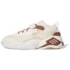 Originals Streetball Collection III Cushioning, Wear Resistant Low Top Casual Shoes Unisex White Brown Sneakers IG6102